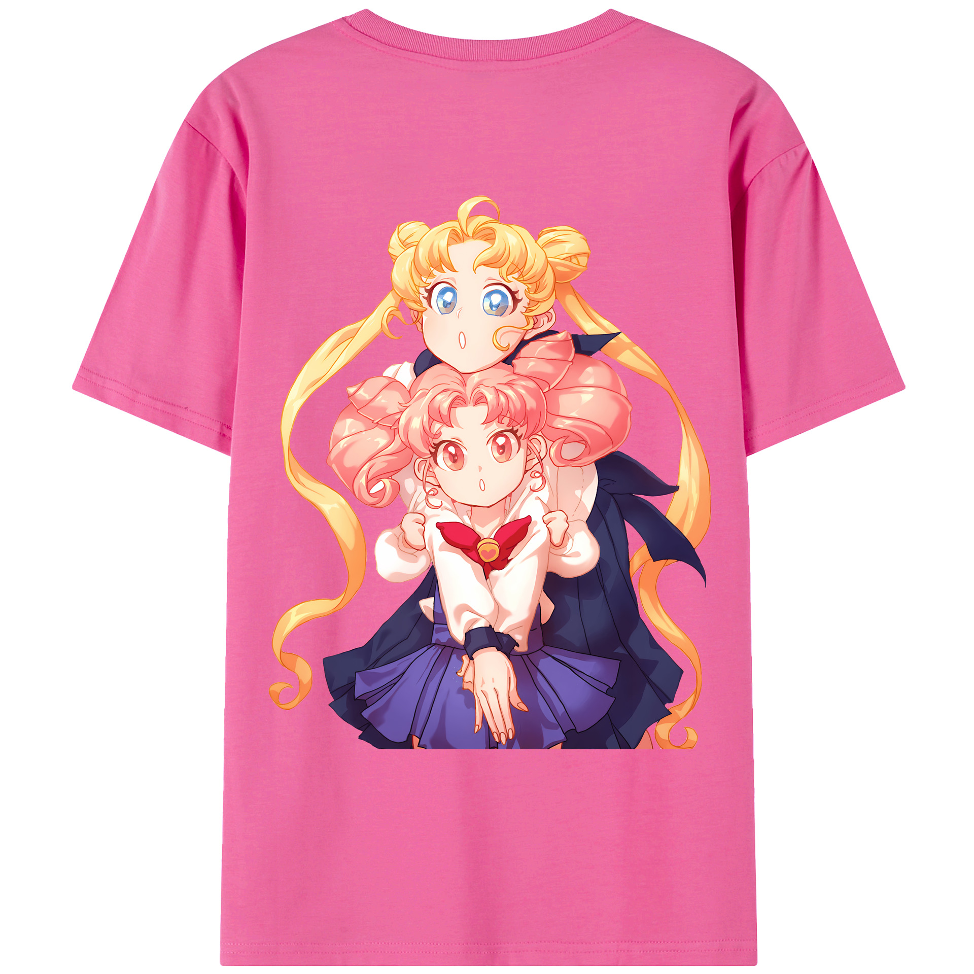 （画像用） 美少女戦士セーラームーン 愛野 美奈子 あいの みなこ Sailor Moon Aino Minako レディース半袖Tシャツ(バックプリント)